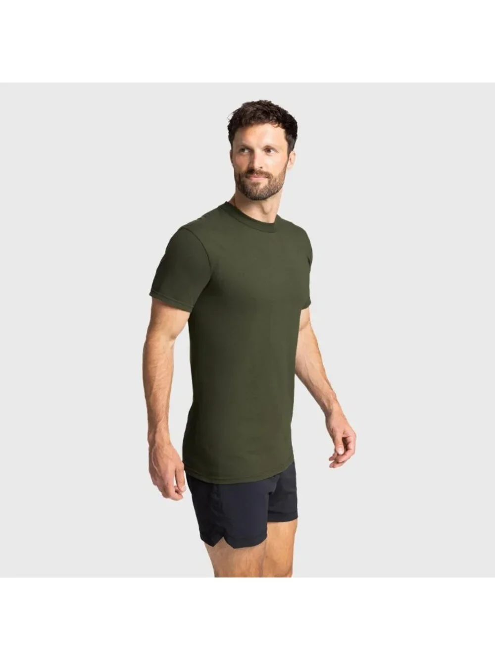 Men's Military Crew T-Shirt 3 Pack | Cotton-Poly Blend, Short Sleeve, Casual